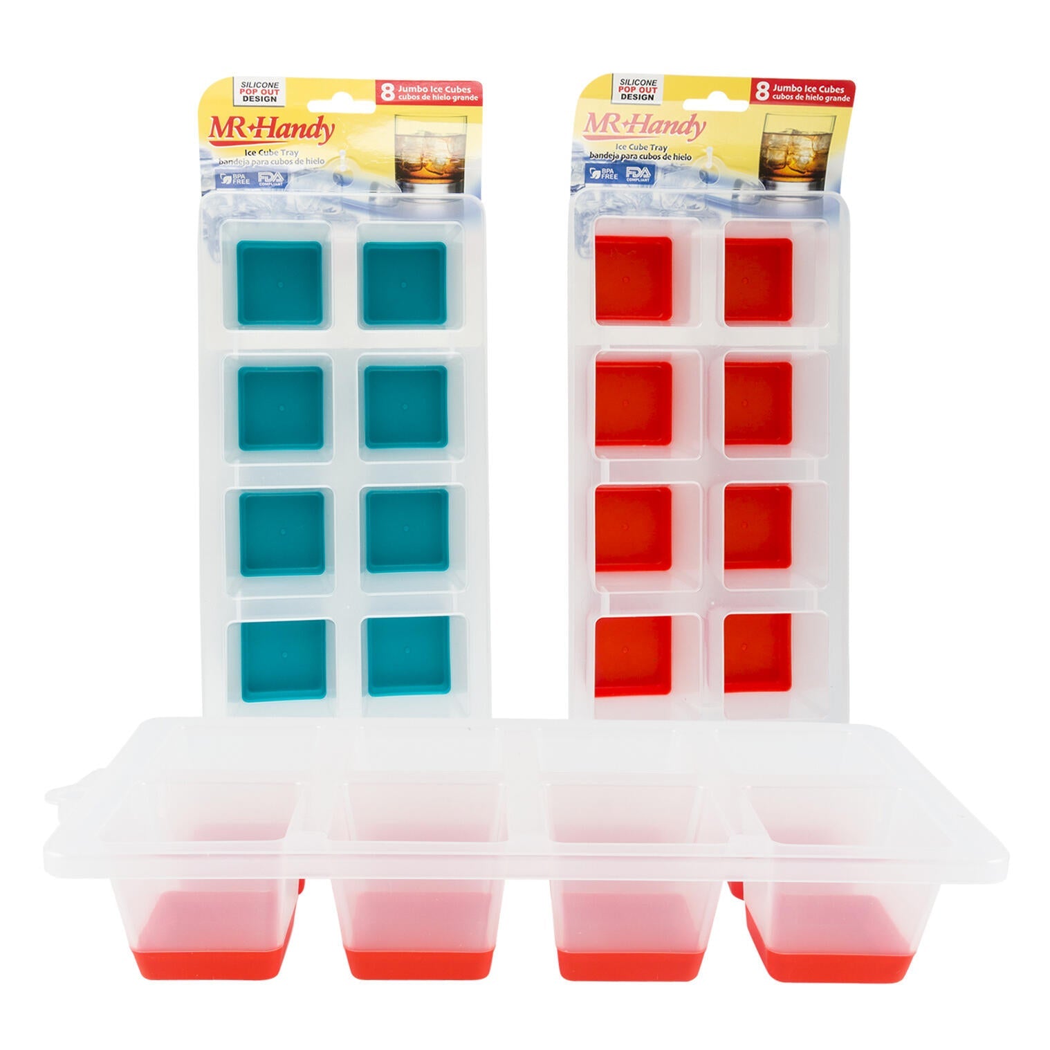Mr. Handy Ice Cube Tray - 2 Assortments (Pieces=24)