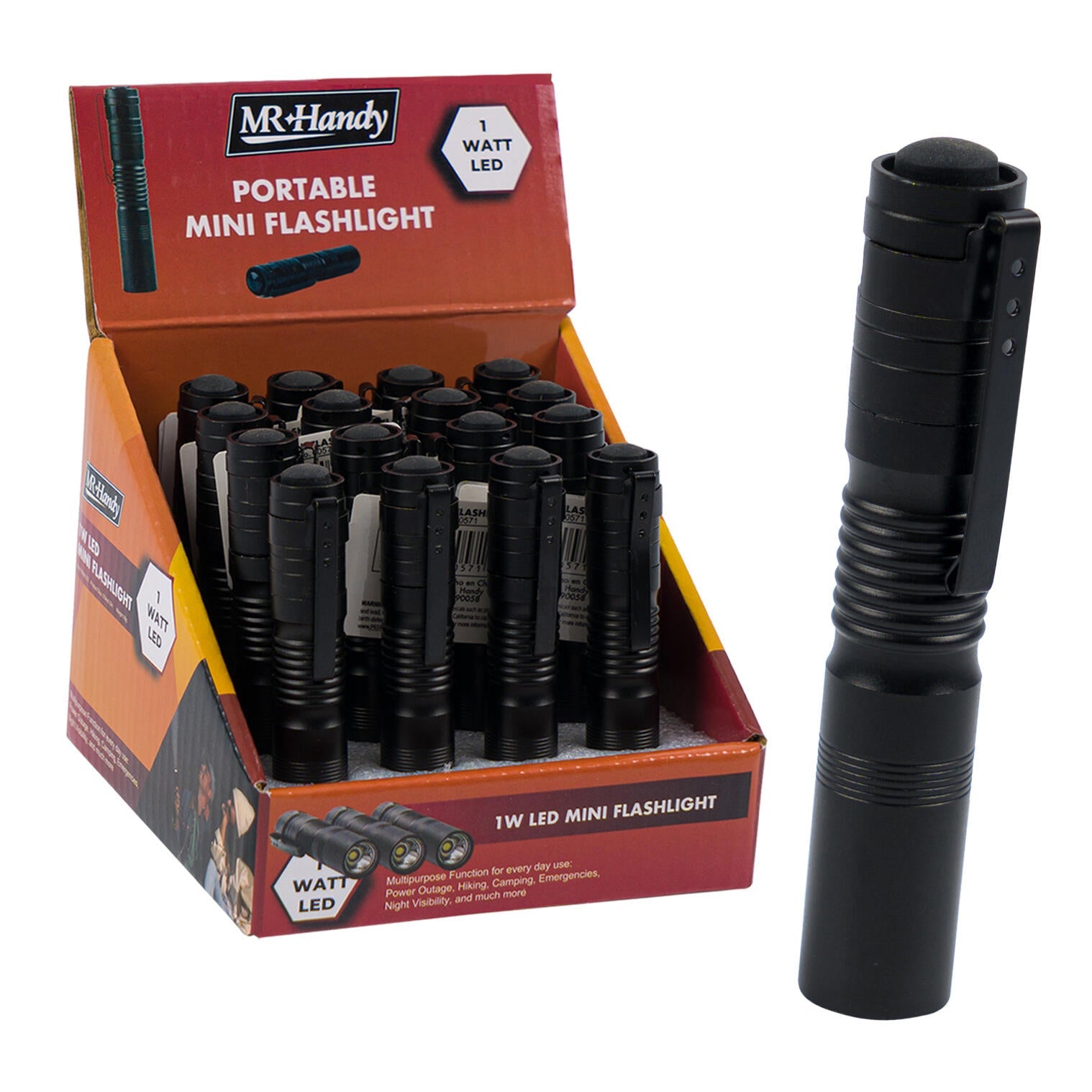 Mr. Handy Portable Mini Flashlight - 3" (Pieces=96)
