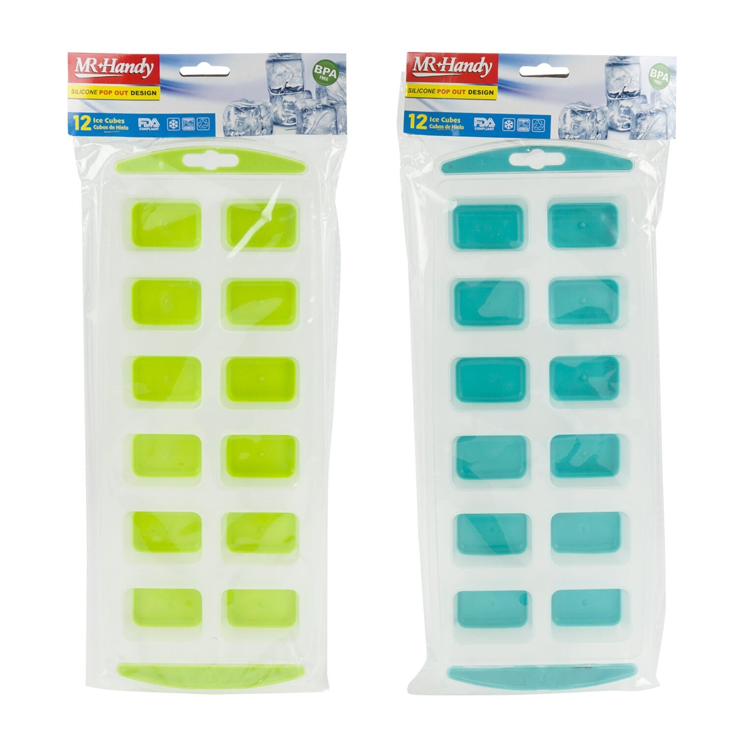 Mr. Handy Ice Cube Tray - 2 Assortments (Pieces=36)