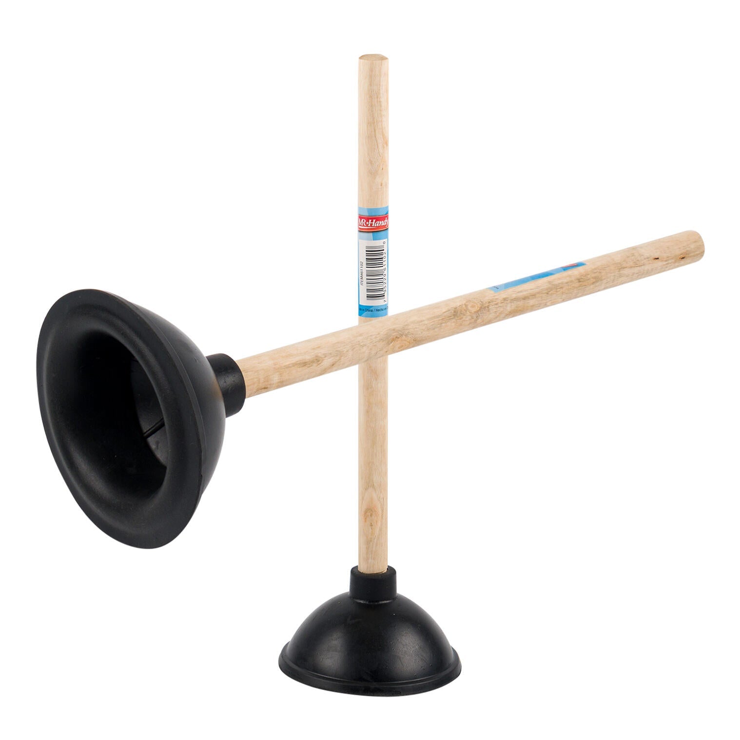Mr. Handy Plunger w/ Wooden Handle - 18.5" (Pieces=48)