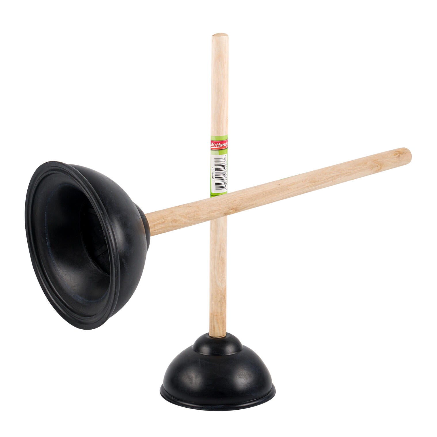 Mr. Handy Plunger w/ Wooden Handle - 18.11" (Pieces=48)