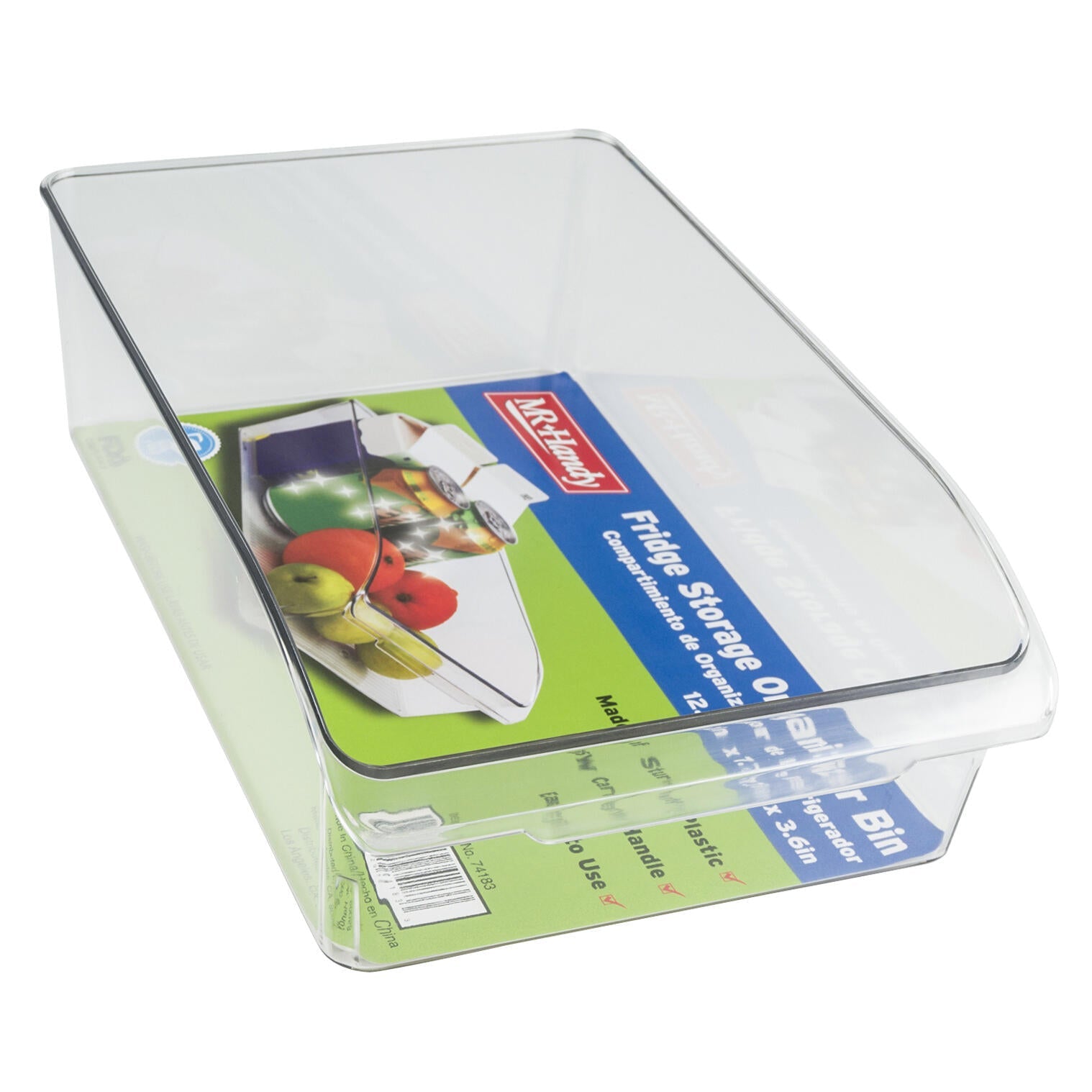 Mr. Handy Plastic Fridge Bin - 12.2" (Pieces=24)
