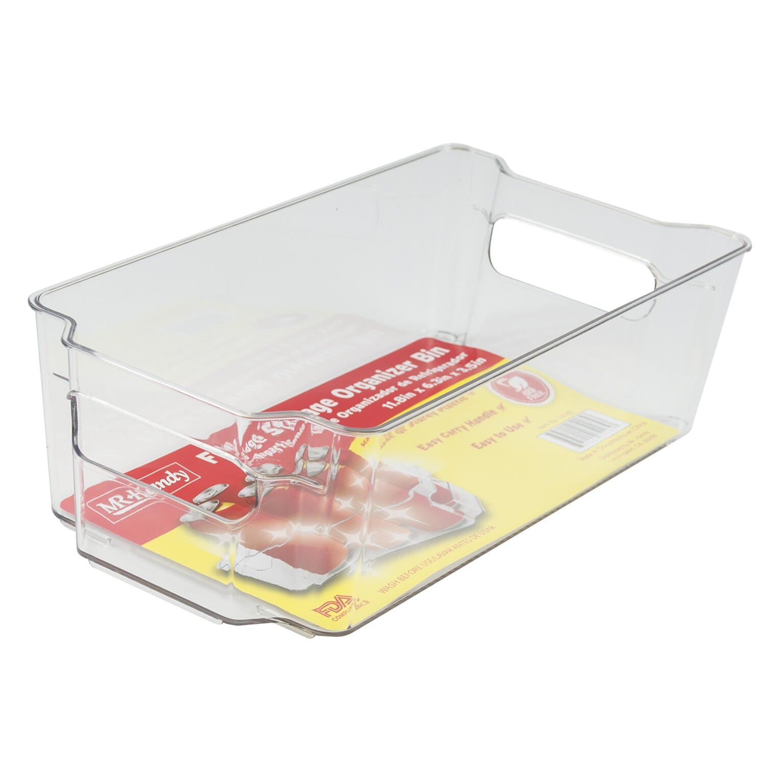 Mr. Handy Plastic Fridge Bin - 11.8" (Pieces=24)
