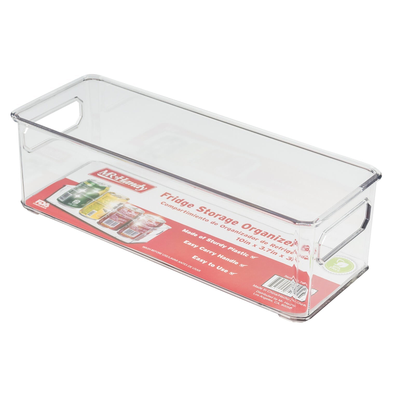 Mr. Handy Plastic Fridge Bin - 10" (Pieces=24)