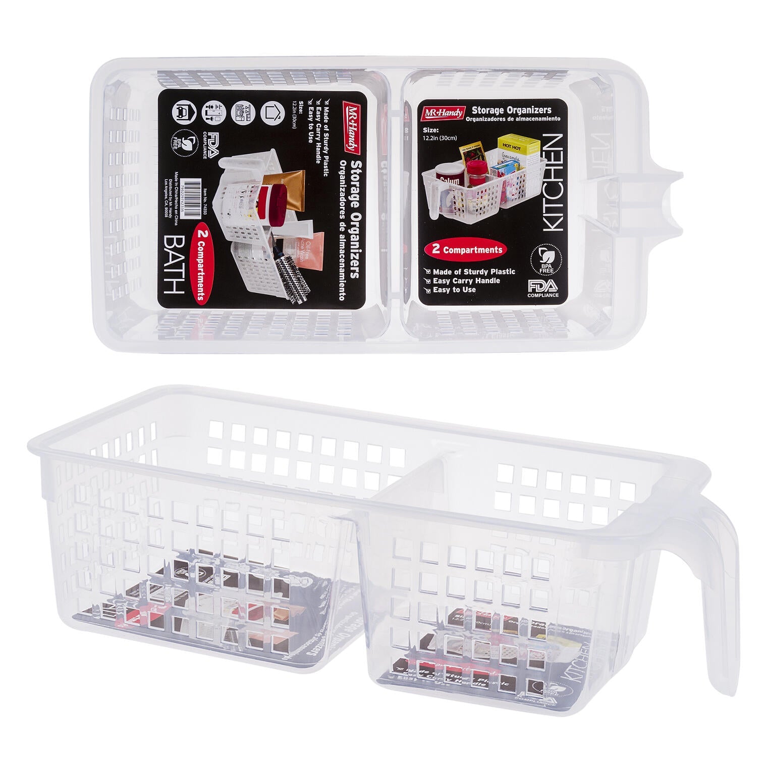 Mr. Handy 2-Section Pantry Organizer - 12.2" (Pieces=24)