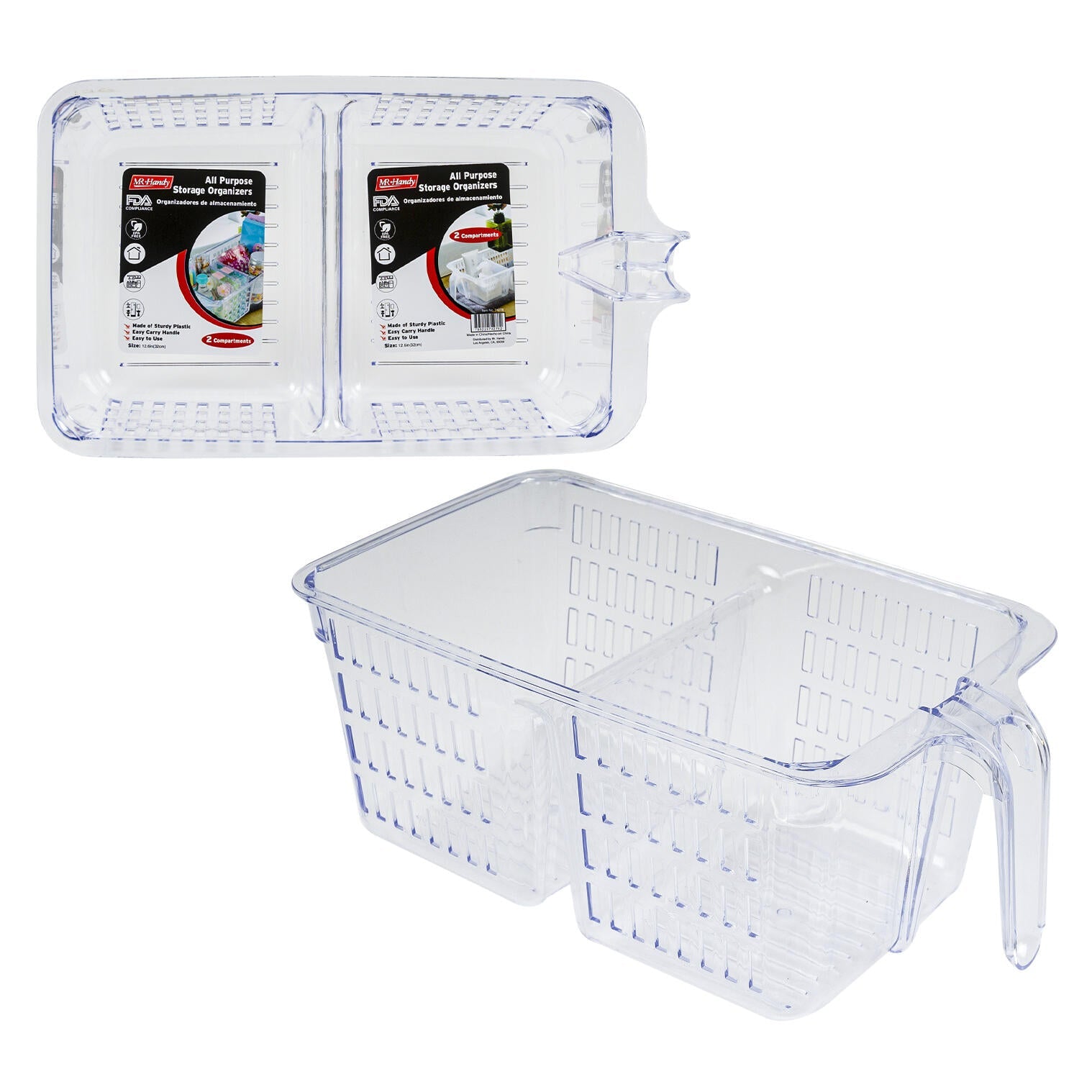 Mr. Handy 2-Section Pantry Organizer - 12.6" (Pieces=12)