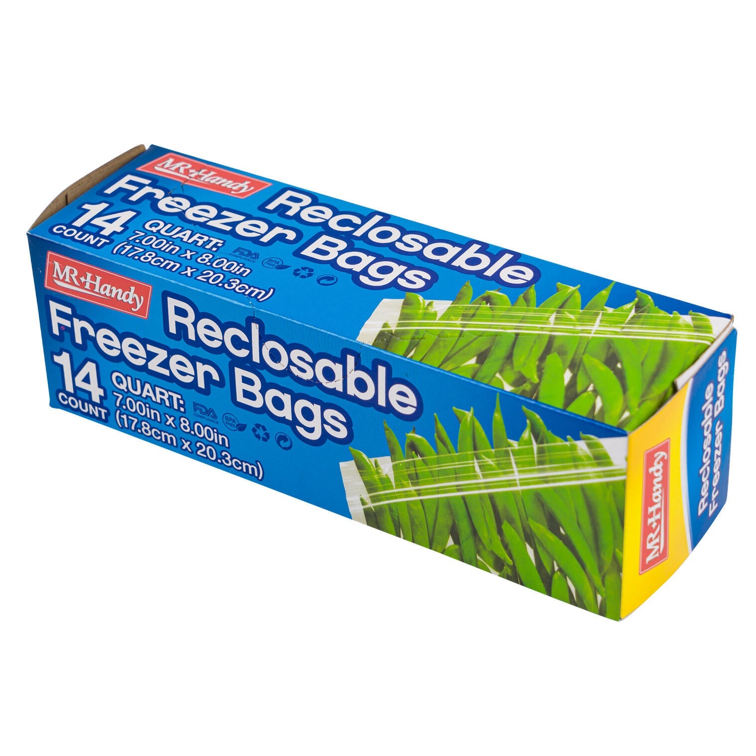 Mr. Handy 14pc Double Zip Freezer Bag (Pieces=24)